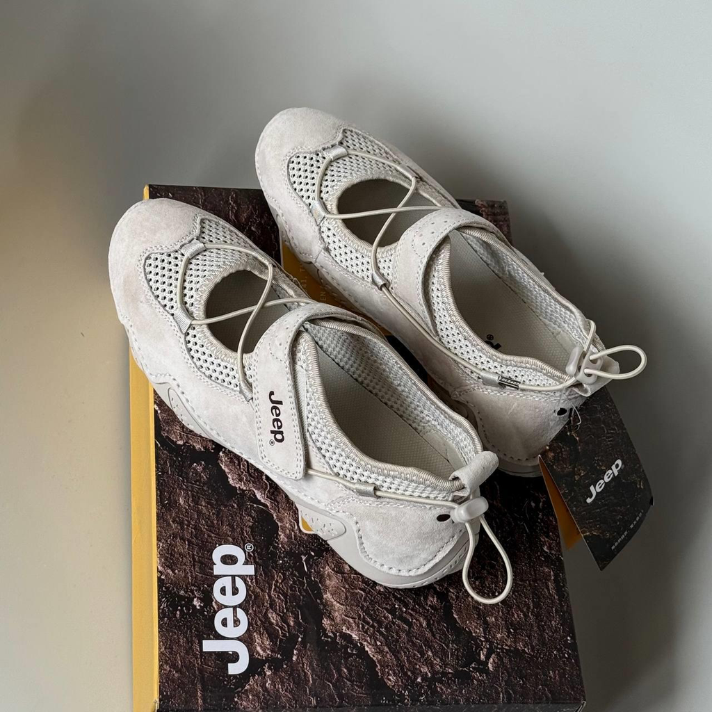 Giày Jeep nữ Outdoor Low Top Grey Orange PX241WAS932