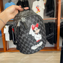 Balo MLB monogram Mickey đen