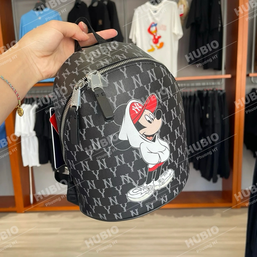 Balo MLB monogram Mickey đen